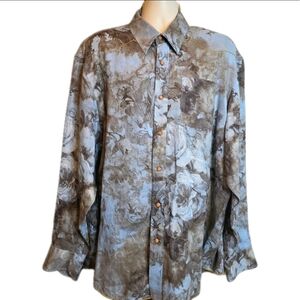 285. Tommy Bahama Men's Premium Denim Long Sleeve Shirt - Size XXL